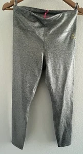 NWT Juicy Couture Sport Legging M Grey Heather Silver SR$40 - Picture 1 of 9