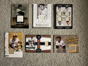 BROOKS ROBINSON 2006 Upper Deck /25 Treasures /99 Jersey Bat Lot (6) HOF Orioles - Picture 1 of 3