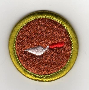 Retired - Masonry Merit Badge, Type H, Clear Plastic Back (1972-1995), Mint! - Picture 1 of 1