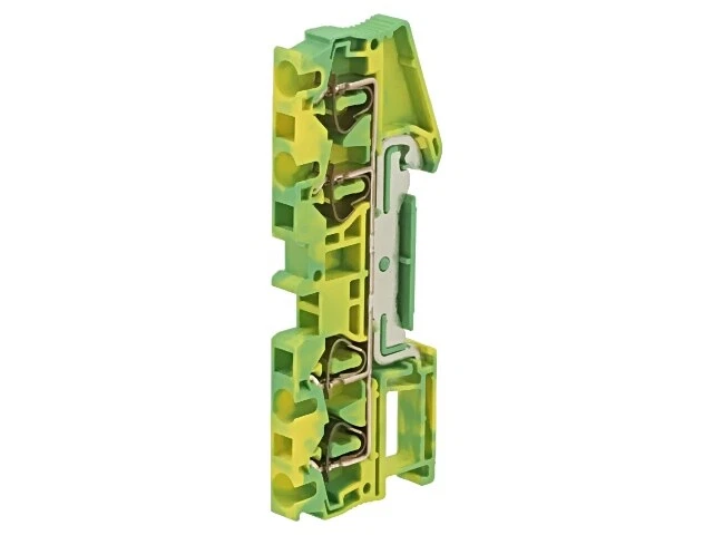 3031461 Connector: Rail 008-4mm² Ways: 1 Terminal: 4 Yellow-Green PHOENIX CONT - Image 1 of 1