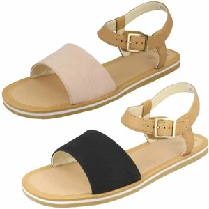 Sandalias informales de verano para niñas Clarks Skylark pura Y - Imagen 1 de 19