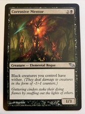 Corrosive Mentor - MTG Magic the Gathering - Shadowmoor - Near Mint