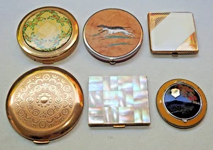 De colección 6 Maquillaje Cosmético Compacto MAJESTUOSO COTY ELGIN SCHILDKRAUT Y Más Firmado 63m - Imagen 1 de 2