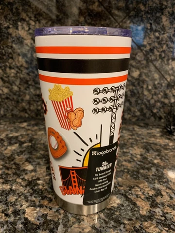 San Francisco Giants SF NFL 20oz Scoreboard Tumbler Cup Mug Logo Brands NLA Cover