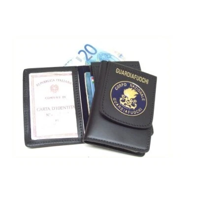 VEGA HOLSTER 1WD121 PORTATESSERA PORTAFOGLI PORTAFOGLIO PELLE GUARDIA FUOCHI