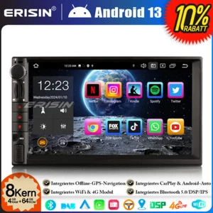 8-Kern 64GB DAB+ Android 13 Doppel Din Autoradio GPS Navi Für Nissan DSP CarPlay - Bild 1 von 21