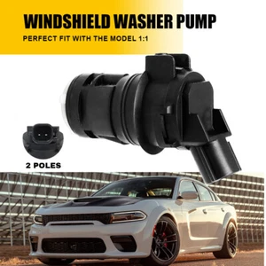 NEW Front Windshield Washer Pump for 2006-2022 Dodge Charger Wiper Fluid EA - Picture 1 of 12