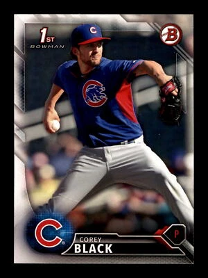 2016 Bowman Prospects #BP39 Corey Black Chicago Cubs - Image 1 of 2