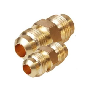 1/2"" & 1/4"" Flare Union Kit Messing Mini Split Line Sets 2P161 2P159 - Bild 1 von 3