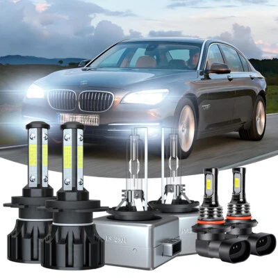 H7 D1S 9145 LED/HID Headlight+Fog Light Bulbs For BMW 750i 750Li 760Li 2006-2008 - Image 1 of 4