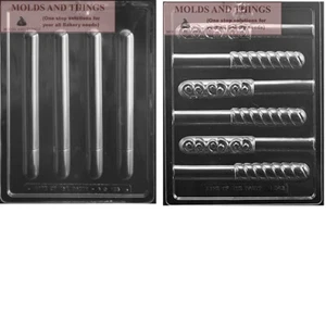 Plain Pretzel pop Chocolate Mold, Swirl Pretzel Chocolate Mold Candy Mold - Picture 1 of 2