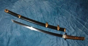 [SY] Japanese Sword: IJN WW-2 Kaigunto Pristine w Original Box, Bag, & Wrapping