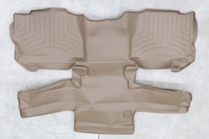 NEW All Weather 2nd Row Floor Liner Tan 452353 Chevy Tahoe GMC Yukon 2007-2013 - Picture 1 of 7