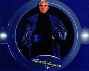 Terence Stamp Finis Valorum Star Wars The Phantom Menace Autograph UACC RD 96 - Picture 1 of 1