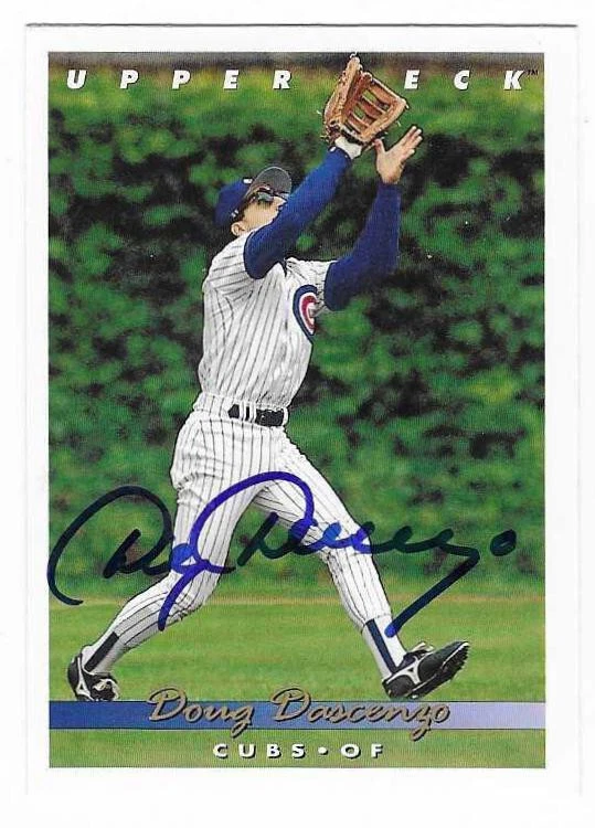 DOUG DASCENZO 1993 UPPER DECK AUTOGRAPHED SIGNED # 64 CHICAGO CUBS - Image 1 of 1