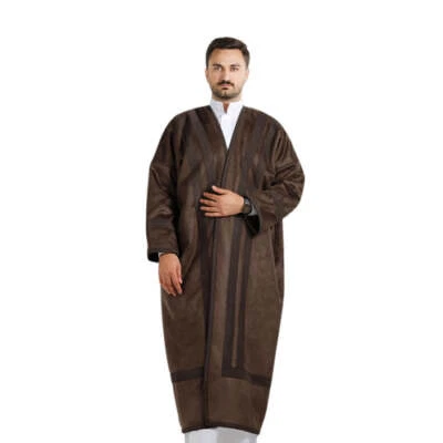 Farwa Clásico - Cálido Abrigo de Piel de Invierno - Capa Vestido Bisht Árabe - Hombre’s Farwa Foto 1 de 4