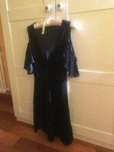 Sexy New Look Green velvet evening party dress size 8 New without tags - Picture 1 of 8