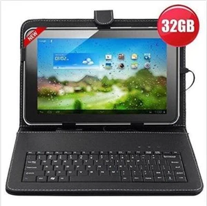 32GB 10" Inch A31s Quad Core Android Tablet + Keyboard Bundle Google Play Hdmi - Picture 1 of 9