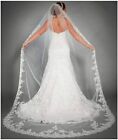Bride Wedding Veil Long Chapel 1 Tier Bridal Veil Soft Tulle Hair Accessories