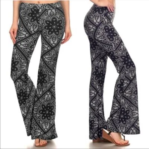 Womens flare palazzo yoga leggings - Picture 1 of 5