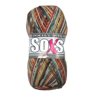 GRÜNDL Häkelwolle Sockenwolle Soxs Superwash 4 oder 6 fach - Bild 1 von 4