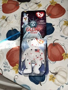 McDonalds TY Beanie Baby Glory The Bear USA Geburtstag 4. Juli 1997 Sammlerstück - Bild 1 von 7