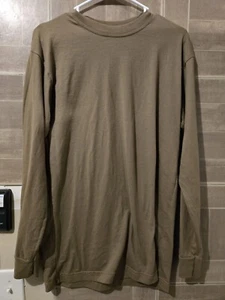 Duke Athletic Products Military Long Sleeve Shirt Coyote Brown Mens Size Medium - Picture 1 of 3
