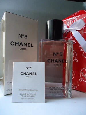 Масло для интенсивных ванн CHANEL No5 КОЛОССАЛЬНОЕ 400 мл ограниченное издание стеклянная бутылка новая подарочная коробка - Изображение 1 из 4