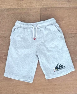 Boys Quicksilver x Peanuts Snoopy Cotton Shorts Gray Pull On Size 7 - Picture 1 of 8