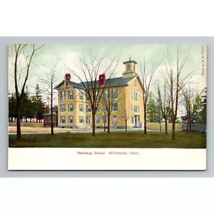 Antigua postal escolar de Natchaug Willimantic CT principios de 1900 sin publicar indivisa - Imagen 1 de 2