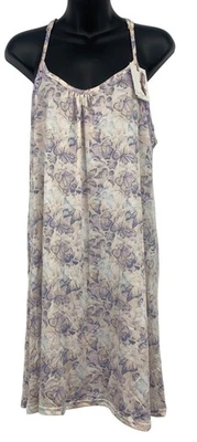 Jessica Simpson Women Size XL Extra Large Floral Lace Racerback Nightgown New - Image 1 of 4