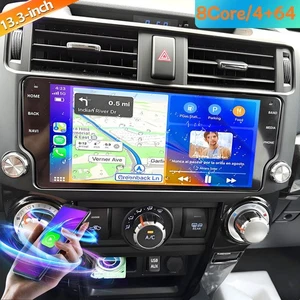 Car Stereo Radio Android 13 Carplay WIFI 4G For Toyota 4runner 2010-2019 GPS 64G - Picture 1 of 21