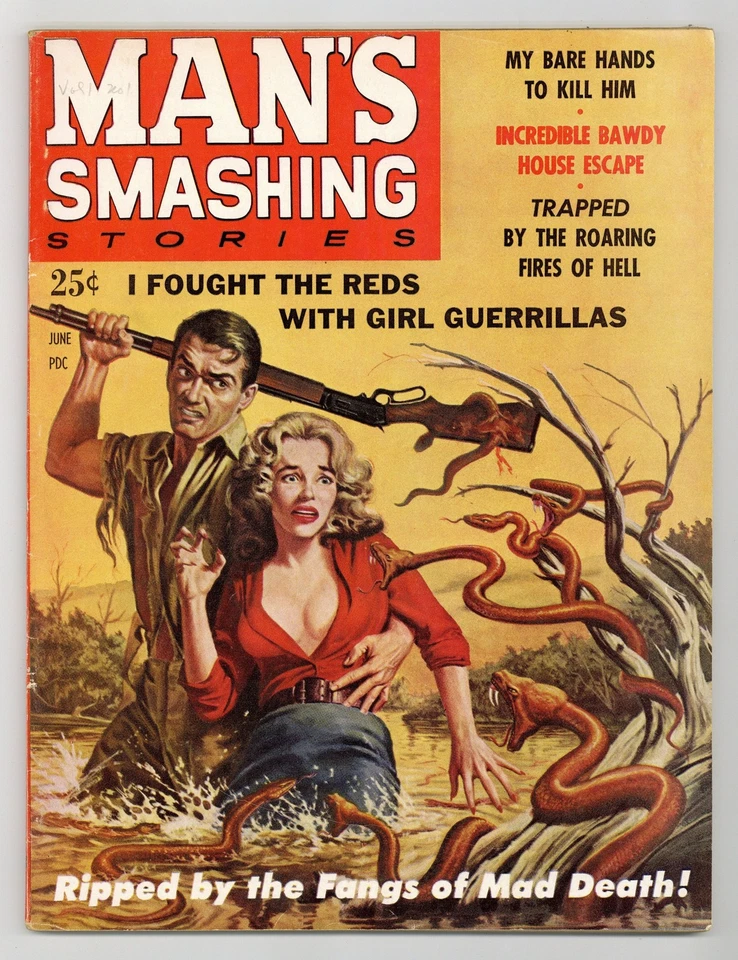 Man's Smashing Stories Vol. 1 #1 VG+ 4.5 1959 Foto 1 de 3
