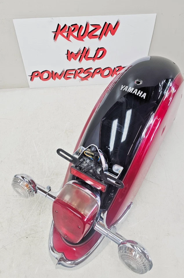 1999-2013 Yamaha Royal Star Venture Rear Wheel Fender Brake Light Turnsignal Bar - Image 1 of 4