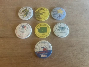 Selah Washington Community Days Pinback Button Pin Anstecker Trödel Schublade Lot Vintage - Bild 1 von 24