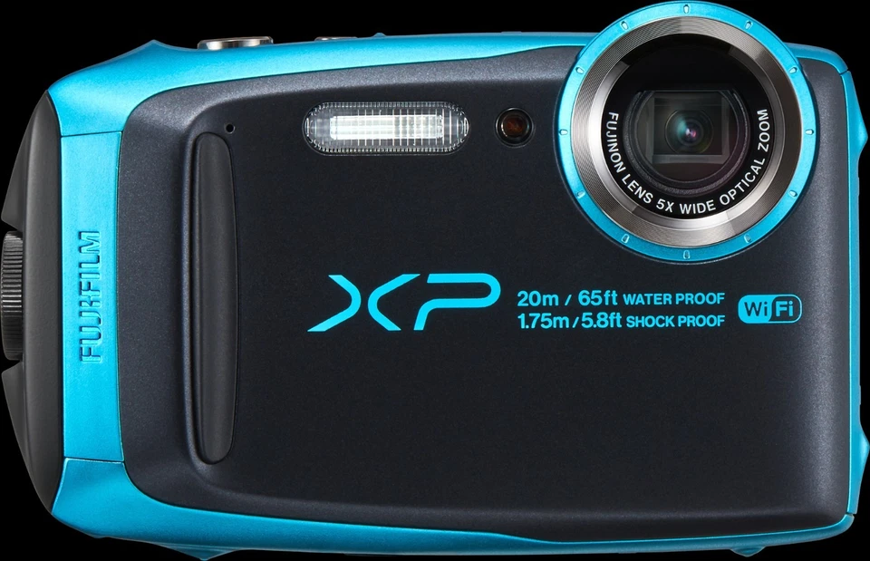 Fujifilm FinePix XP120 16.4MP Waterproof Digital Camera Blue - Brand New - Image 1 of 1