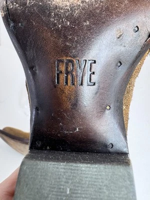 Botines Frye Mujer Sacha Moto Shortie Camel Doble Cremallera 4001 E17 Talla 6.5 B Foto 1 de 4