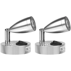 2er 12V LED Leselampe Wohnmobil, aus Aluminium, mit Eigenem Schalter, Warmwei... - Bild 1 von 11