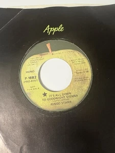 Ringo Starr 45 It’s All Down To Good Night Vienna  PROMO - Picture 1 of 2