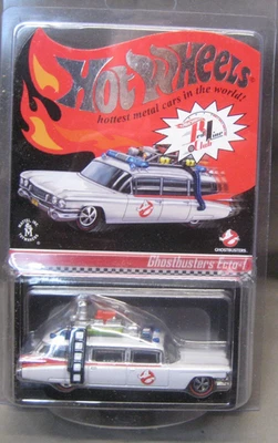 HOT WHEELS 2012 RED LINE CLUB EXCLUSIVE GHOSTBUSTERS ECTO 1 MINT ON CARD m - Image 1 of 3