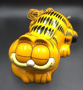 Vintage 1986 Garfield Tyco 1207 Telefon Augen öffnen & schließen - Bild 1 von 9