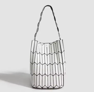 Brand New Prism Panelled Shoulder Hand Bag White - image 1 of 4