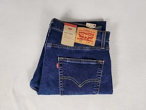 Pantalones de mezclilla Levi's 502 corte regular cremallera pierna cónica 34X32 para hombre azul medio - Imagen 1 de 12