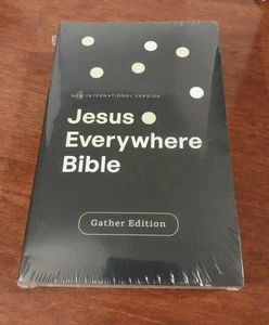 Jesus Everywhere Bible Gather Edition NIV New In Package - Foto 1 di 7