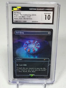 2024 Magic The Gathering MTG Secret Lair Drop Sol Ring Rare Foil #1734 CGC 10 - Picture 1 of 3