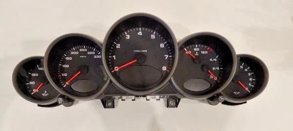 Porsche 997 instrument cluster speedometer up to 330 km/H, used - Image 1 of 1