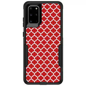OtterBox Commuter for Galaxy S (Choose Model) Red White Moroccan Lattice - Picture 1 of 13