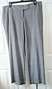 Pantalones de vestir para dama Petite gris talla 14P nuevos - Imagen 1 de 2