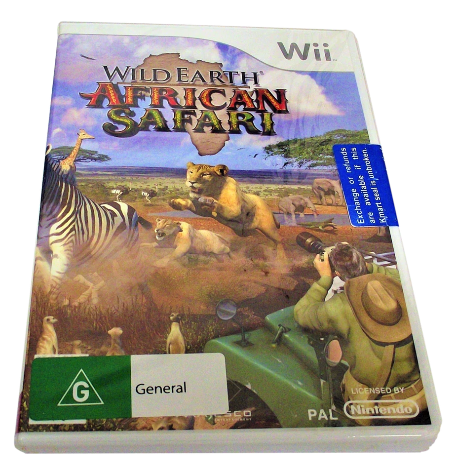 Wild Earth African Safari Wii PAL Wii U Compatible *Sealed* - Image 1 of 1