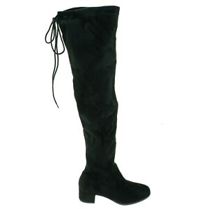chinese laundry boots womens size 6 mystical suedette over the knee black new